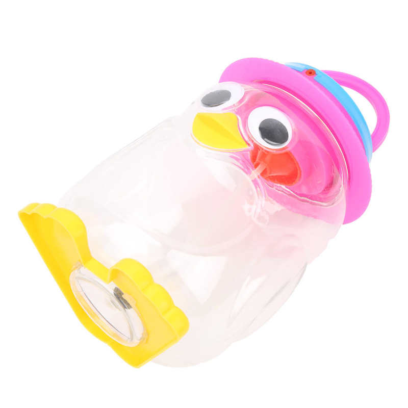 Plastic Fish Tank Kit Transparent Plastic Cartoon Fish Tank Kit with USB Cable for Fish Culture for Children