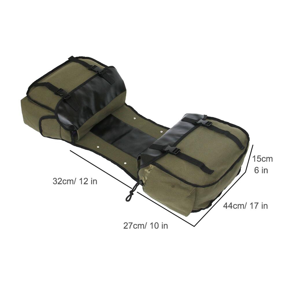 Waterdichte Motorcycle Tail Bag Multi-Functionele Duurzaam Achter Motorcycle Seat Bag Motorfiets Canvas Fietstassen Doos