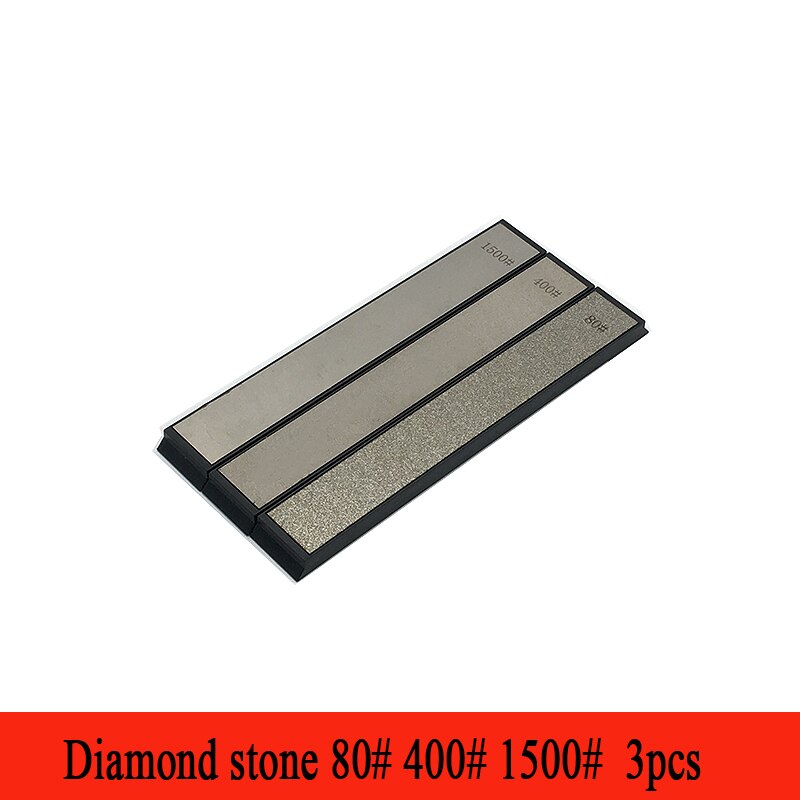 Diamant schärfen stein schleifstein Küche bar messer spitzer Schere Razor Whetstone Poliert leder anspitzer: 80 400 1500