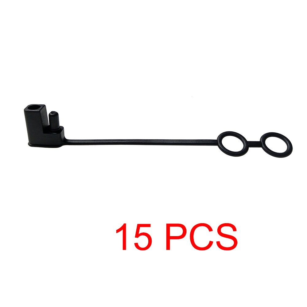 SAE Dust Cap(Upgrade) 2 Pin Plug Replacement Rubber Waterproof Cover Lid Top Protect SAE Solar Motor Connector Adapter: RED