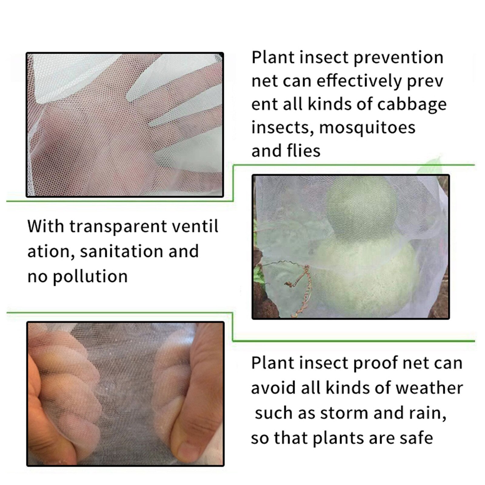 Garden Insect Net Plant Cover Is Used To Protect The Flowers Of Plants From Damage Fruit Tree Covers Vegetable Protective Net