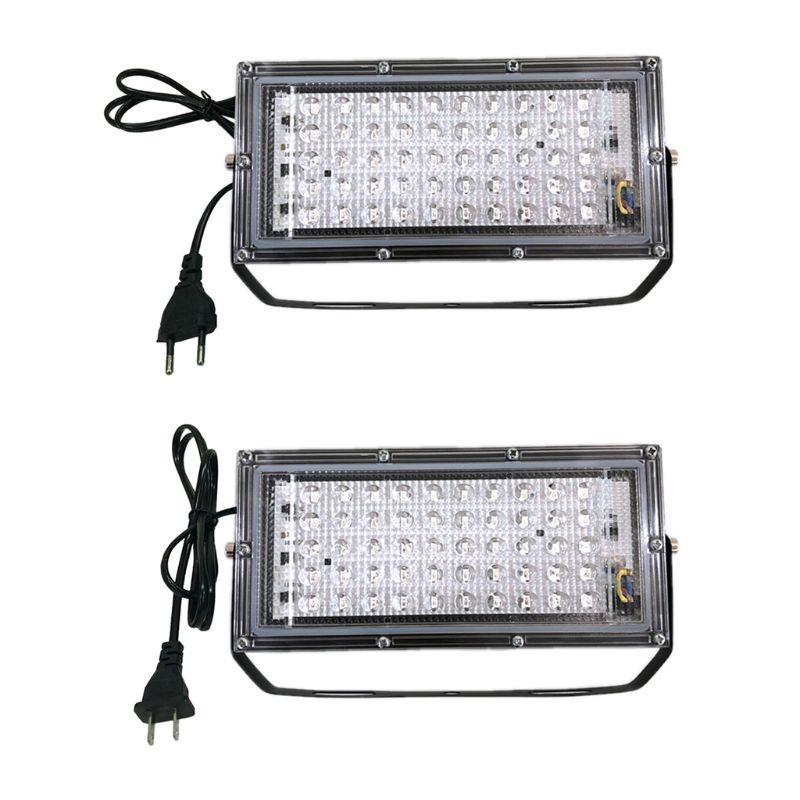 Safety and Durable 50W UV Cold Purple lamp UVA Light Ultraviolet LED Flood Light UVA EU US Plug 110V 220V