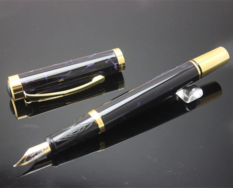 0.5mm tout métal Lraurita stylo plume Kawaii papeterie encre stylos bureau fournitures scolaires pour: W