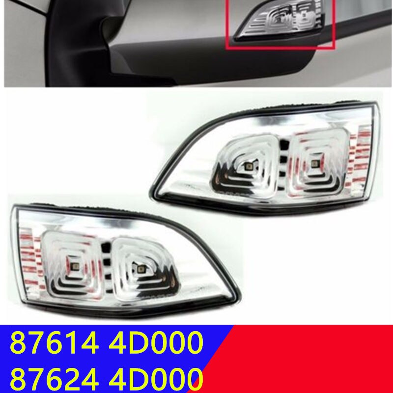 876144D000 876244D000 Genuine LED Mirror Repeater Lamp Assy LH RH For KIA Sedona Carnival Rearview mirror turn signal