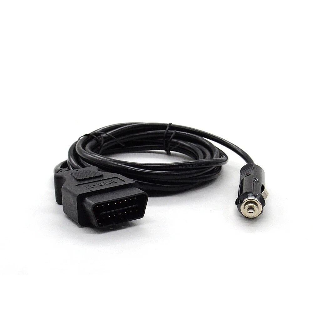 Car cable OBD II Vehicle ECU Emergency Power Supply Cable Memory Save any 12V DC power source DC 12V Lead-acid battery