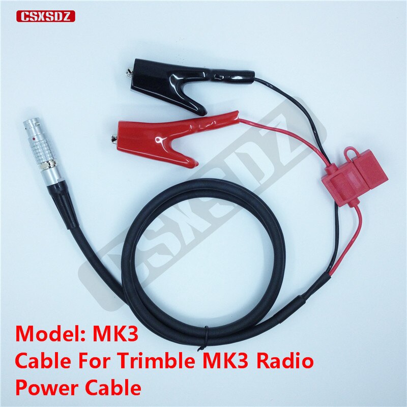 1.8m Trimble Trimmark 3 MK3 radio power cable 2-PIN，Cable For Trimble MK3 Radio Power Cable