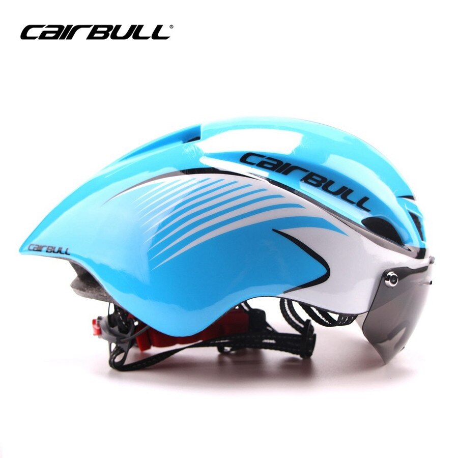 Cairbull Fietsen Helm Bril Fiets Integraal Gevormde Aerodynamische Sport Mtb Racefiets Helm Triathlon Met 1 Lens