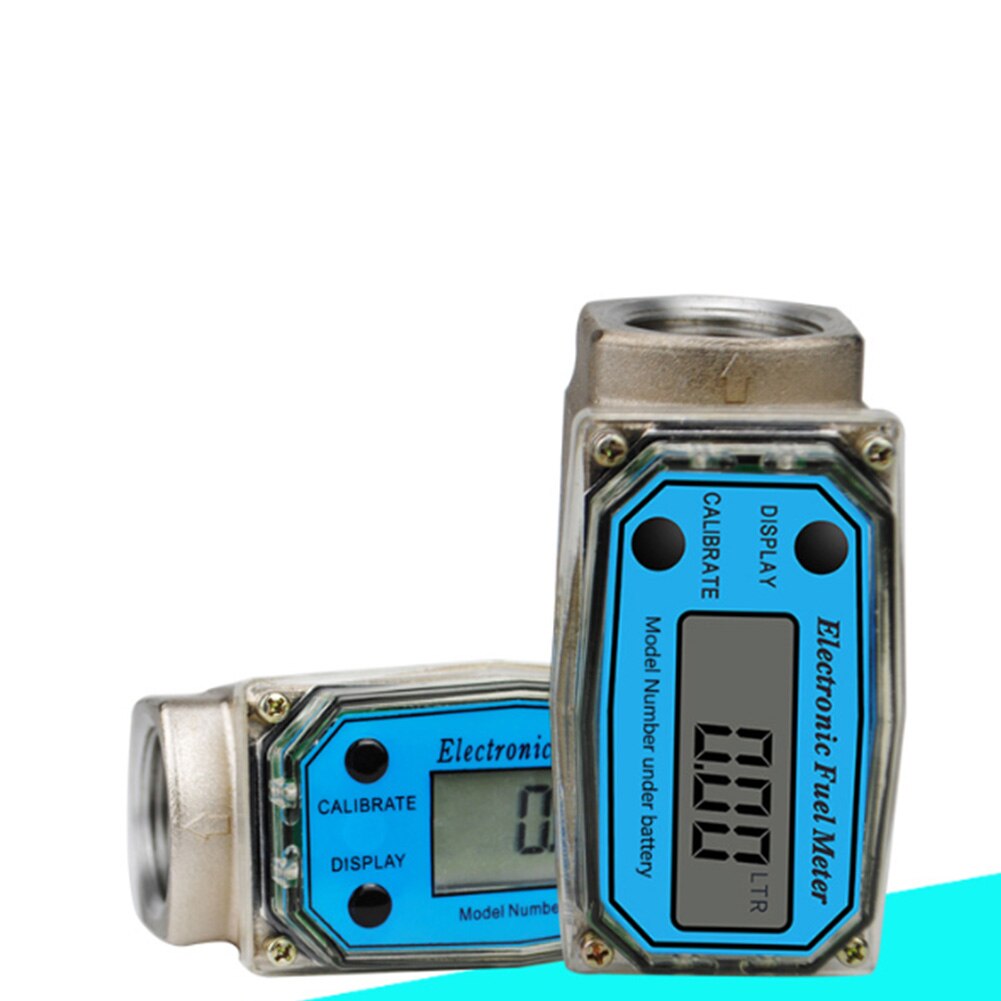K24 Adjustable High Accuracy Digital Display Electronic Tools Fuel LCD Multipurpose Flow Meter Easy Operate Measuring Portable
