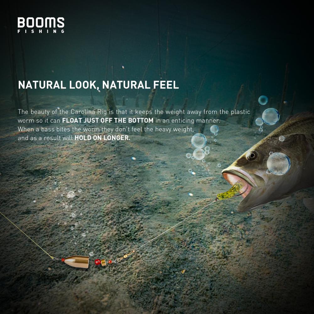 Booms Fishing CRR Brass Fishing Sinker Carolina Ready Rig