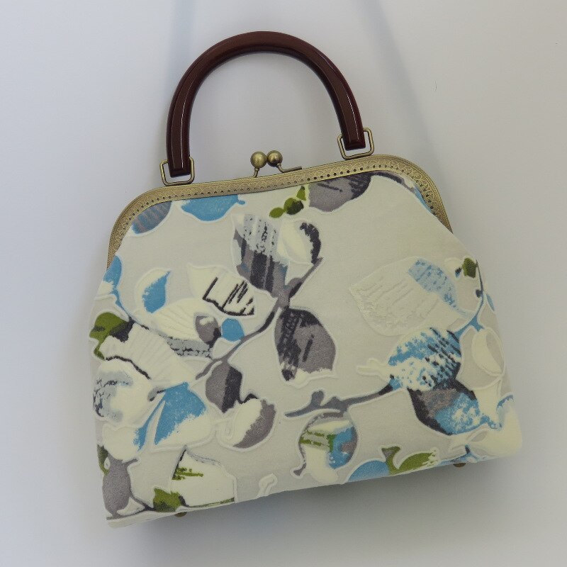 Borduurwerk houten hand schelp tassen vintage chique dame vrouwen tas tote dames handtassen moeder met  a 120cm kettingriemen: Damestas 2