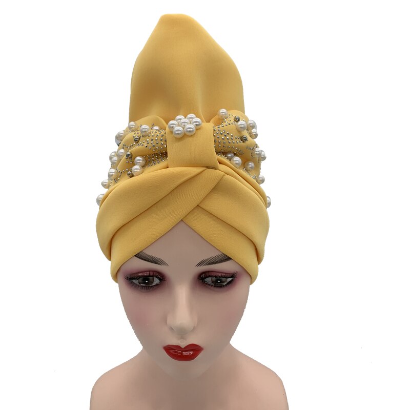 Turbante Hijab para mujer, gorro de estilo africano, pañuelo musulmán, para la cabeza, para , novedad de: 5