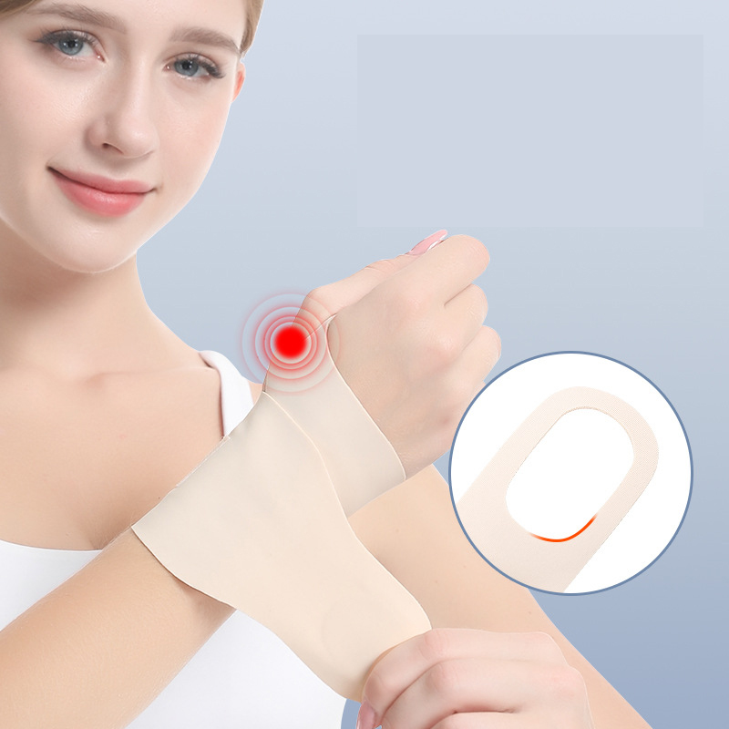 1Pc Elastic Wristband Anti-Sprain Wrist Brace Compression Tendon Sheath Wrist Joint Fixation Brace Support Gloves Palm Protector