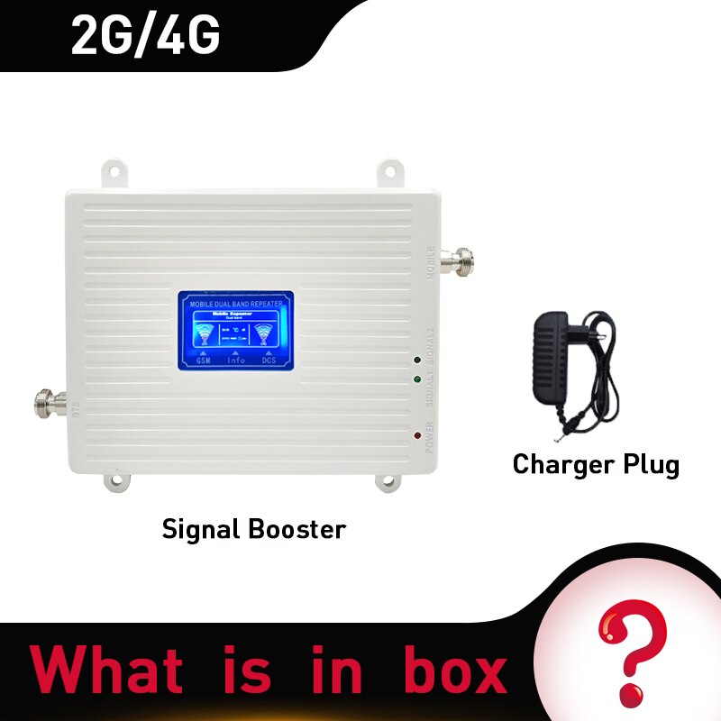 Répéteur double bande 2G/4G GSM/LTE, 70db, 900/1800mhz, amplificateur de Signal pour réseau de téléphonie Mobile, DCS