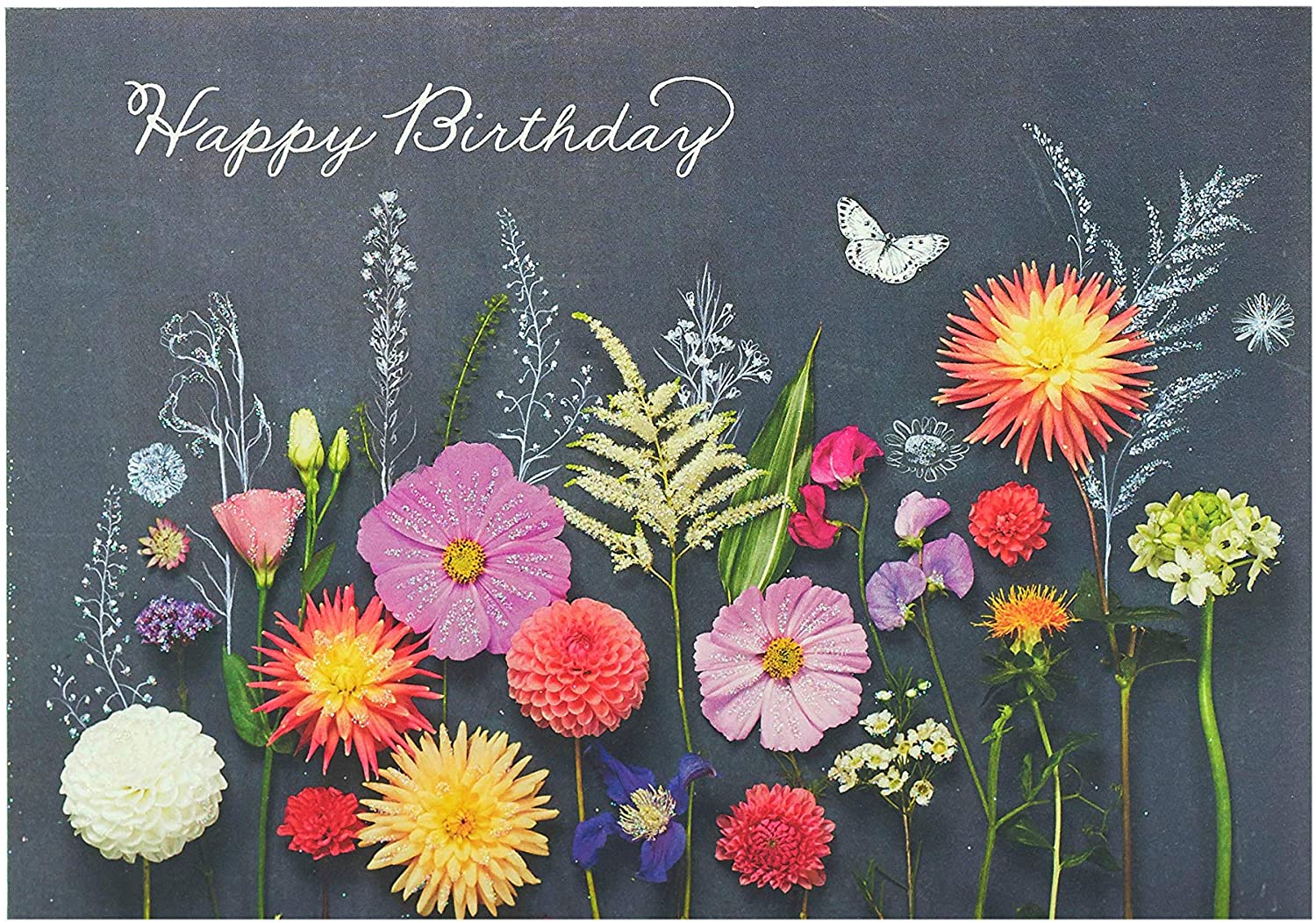 Birthday Card for Her - Friend Birthday Card - Beautiful Floral Card size: 178mm x 127mm