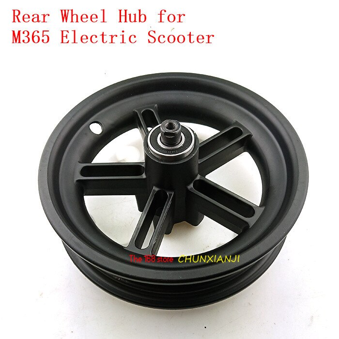 Electric Scooter Wheel Hub Aluminum Rear Wheel Hub with Original Axle for Xiaomi M365 Scooter Parts lightning shipment