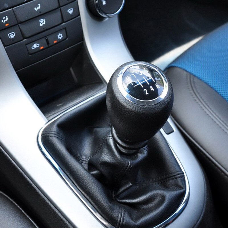 Perilla de cambio de velocidad de 5/6, funda para maletero de pluma Gaiter para Chevrolet Cruze Chevy , piezas de y accesorios para coche