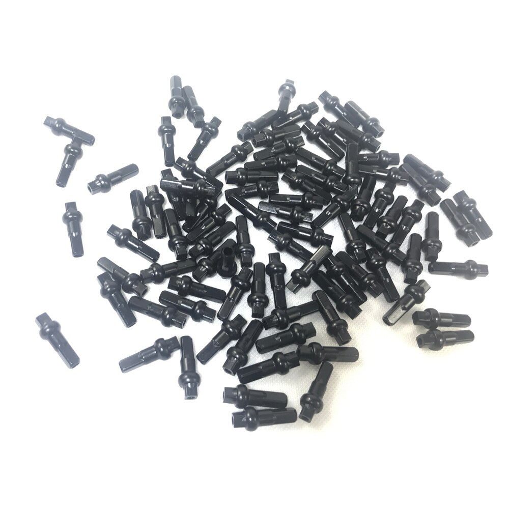 Pillar DSN Alloy Nipples Double Square 14.4mm 16mm 18mm length for 14G bicycle MTB or Road spokes Available at both black red