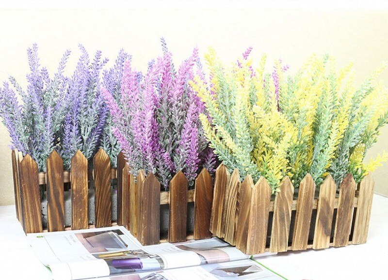 Romantic Provence decoration lavender flower silk artificial flowers grain decorative Simulation of aquatic plants