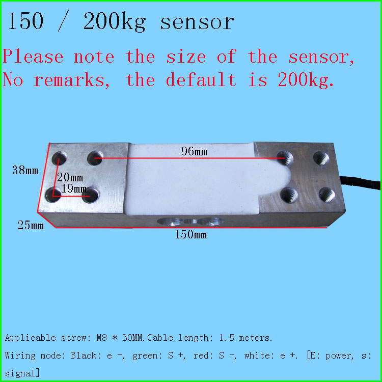 Wägesensor Wägezelle Drucksensor Freischwinger elektronische Waage 100 kg 140 kg 180 kg 150 kg 200 kg 350 kg