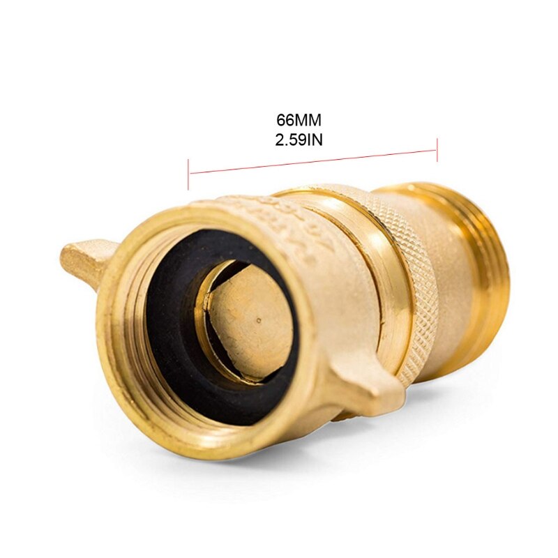 Premium Brass Water Pressure Reducing Valves Practical Protect Plumbing Hose Tool from High-Pressure City Water D2TB