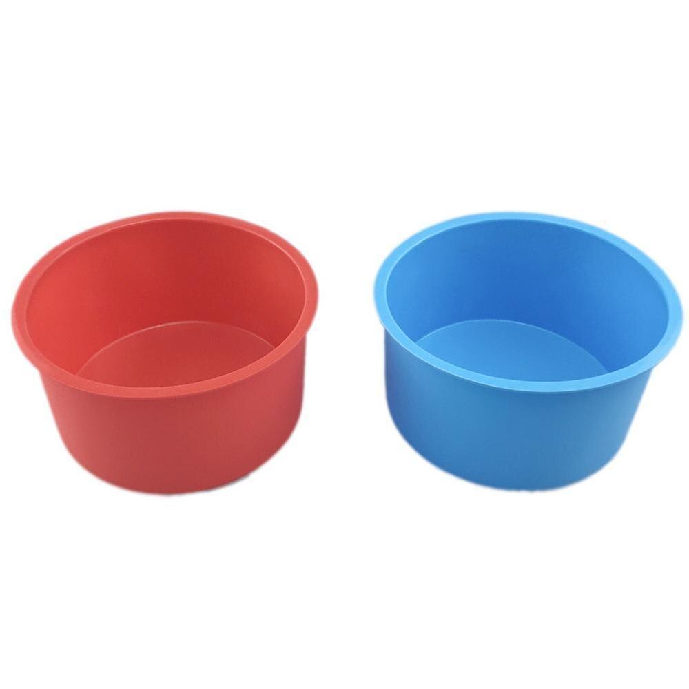 One by one round silicone cake baking mold baking utensils tray baking M8Y9: A