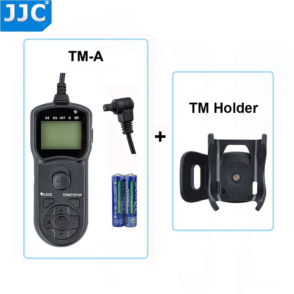 JJC Intervalometer Timer Remote Control Controller Shutter Release for Canon EOS R5 R6 850D 750D 700D 90D 80D 70D 5D Mark II III: TM-A