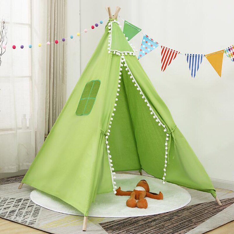 1,3 m/1,6 m Tipi Zelt Für Kinder Tragbare kinder Zelte Tipi Infantil Wigwam Haus Kinder Indoor Outdoor spielen Haus