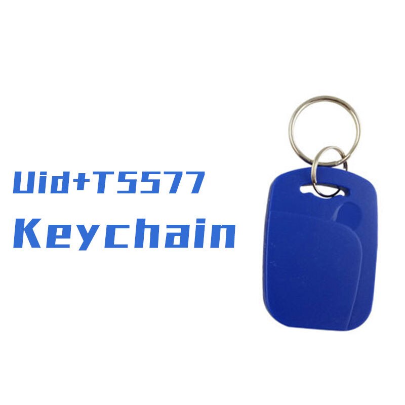 50/100pcs IC+ID Frequency RFID Keyfob 125KHZ T5577 EM4305 Access Card 13.56MHZ UID Rewritable Composite Key Dual Chip Tag