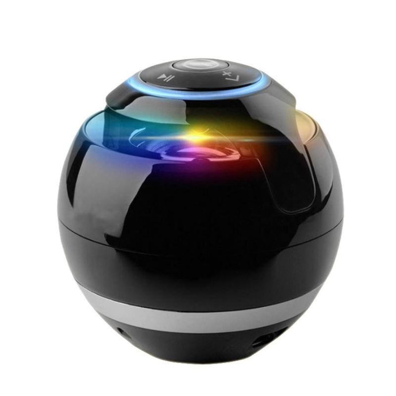 Portable Column Wireless Bluetooth Speaker Ball Mini FM Sound Handfree For Mobile Mic MP3 Globe Phone PC TF Radio Audio Box G3I1