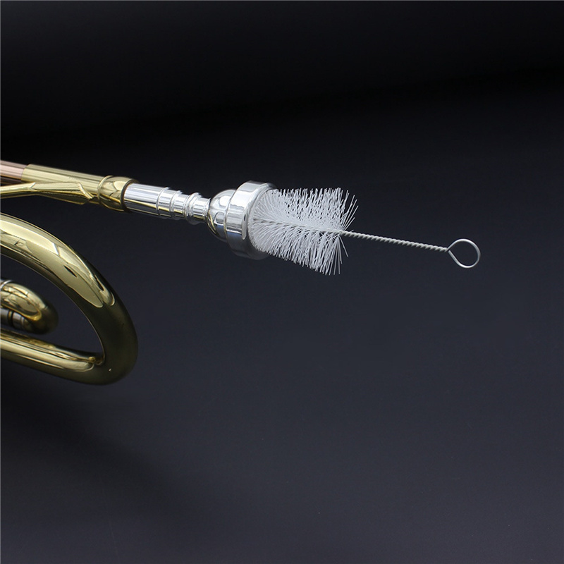 IRIN parti di tromba manutenzione pulizia kit di cura 3 spazzole spazzola per tromba per tromba accessori per strumenti in ottone