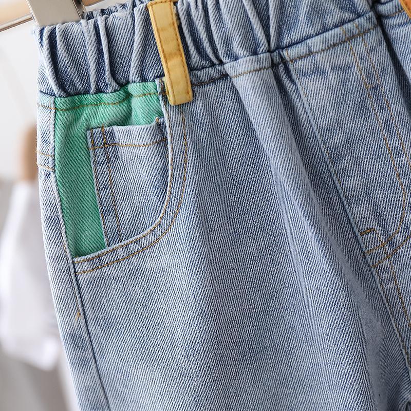 Jungen sommer kurze Hose neue freundlicher Jeans sommer Baby fünf-punkt hosen sommer jungen hosen Trend P4066