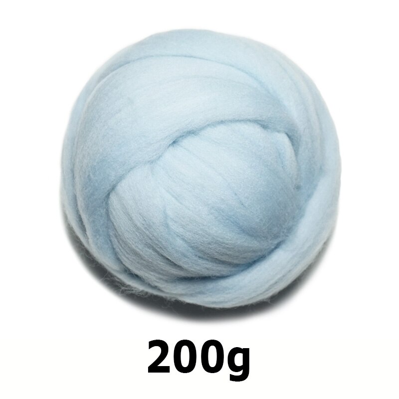 Trasporto libero di Lana fatti a mano Feltro per l' infeltrimento 50g blu ceneri Perfetto in fa Feltro 17 #: 200g