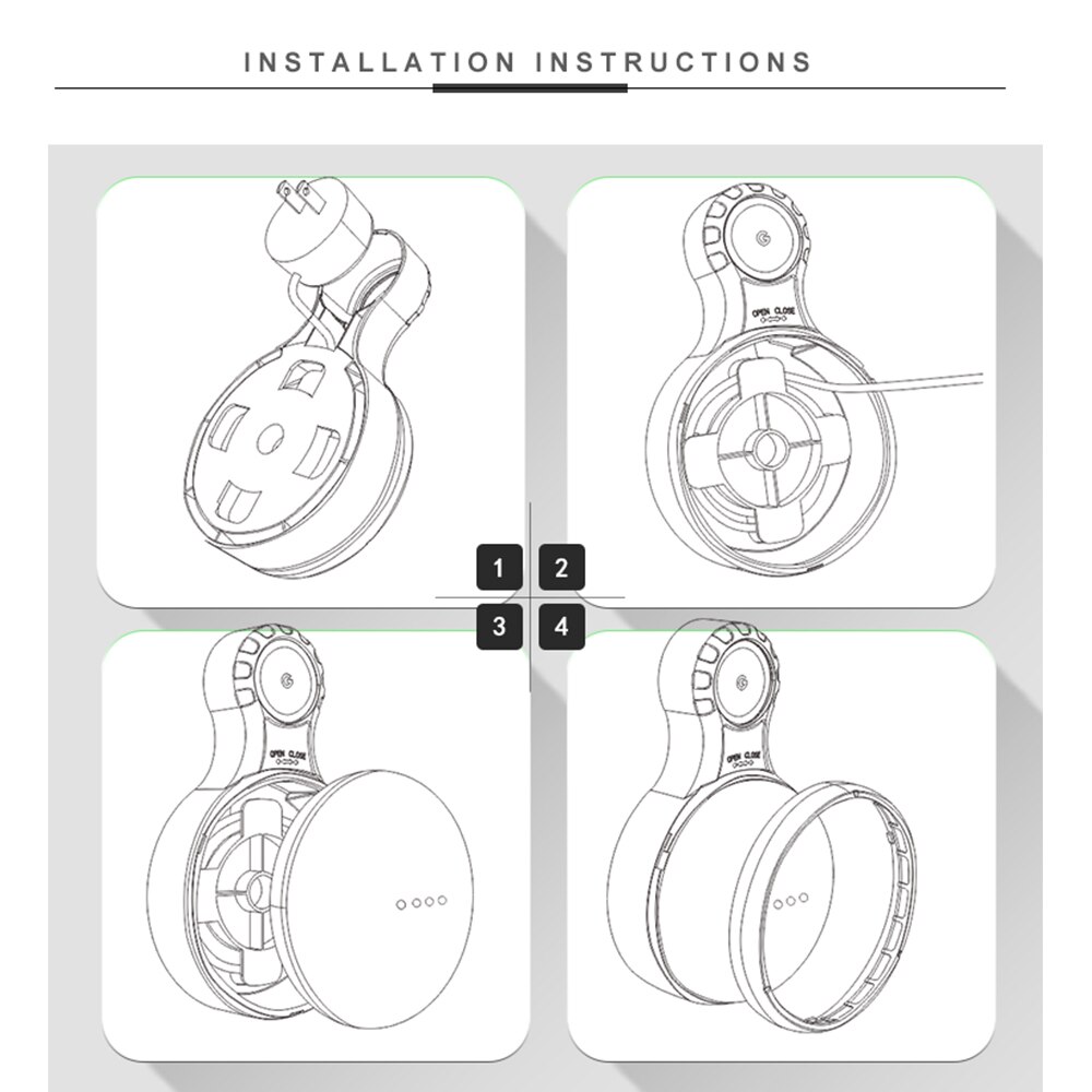Google Home Mini Wall Mount case A Space-Saving Accessories Stand Hanger Holder for Protecting Google Home Mini Voice Assistant