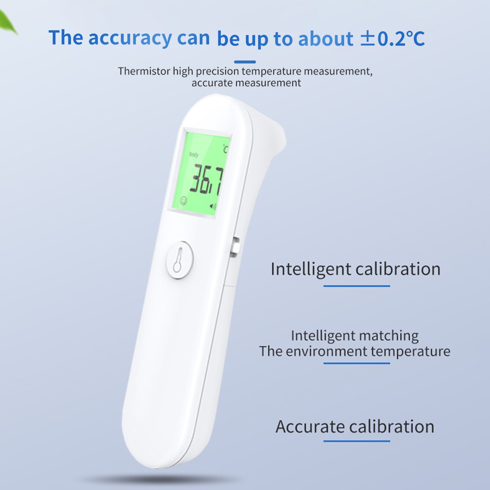 Digital Infrared Termometer Non-contact Infrared Thermometer Backlight Display High Accuracy Body Temperature Measurement
