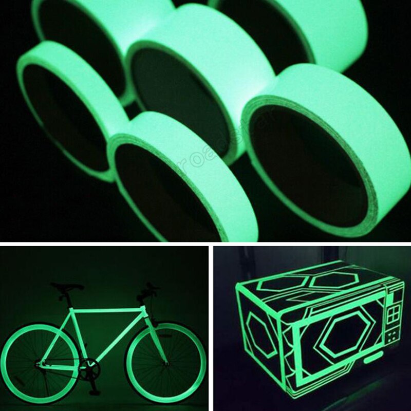 5cmx10m Green Glow In Dark Wall Sticker Luminous Photoluminescent Tape Stage