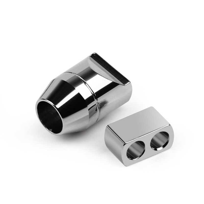 Hifi Hoofdtelefoon Splitter 6.8Mm Tot 3.4Mm Aluminium Y Splitter Schuifregelaar Diy Jack Audio Connector 8 Strengen Headset Kabel Adapter