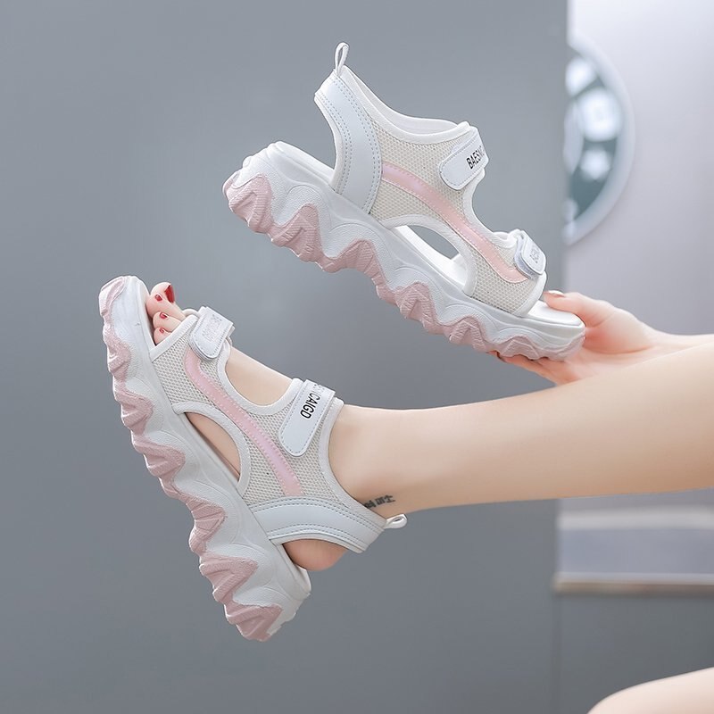 2022 Women&#39;s Platform Wedge Sandals Outdoor Casual Sports Sandals Summer Comfort All-match Girls Casual Open Toe Shoes