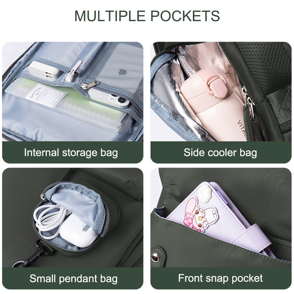 Geestock Women Carry On Backpack Travel Backpack Plane 40x30x20 Girls' School Backpack Youth Students Schoolbags Laptop Bag
