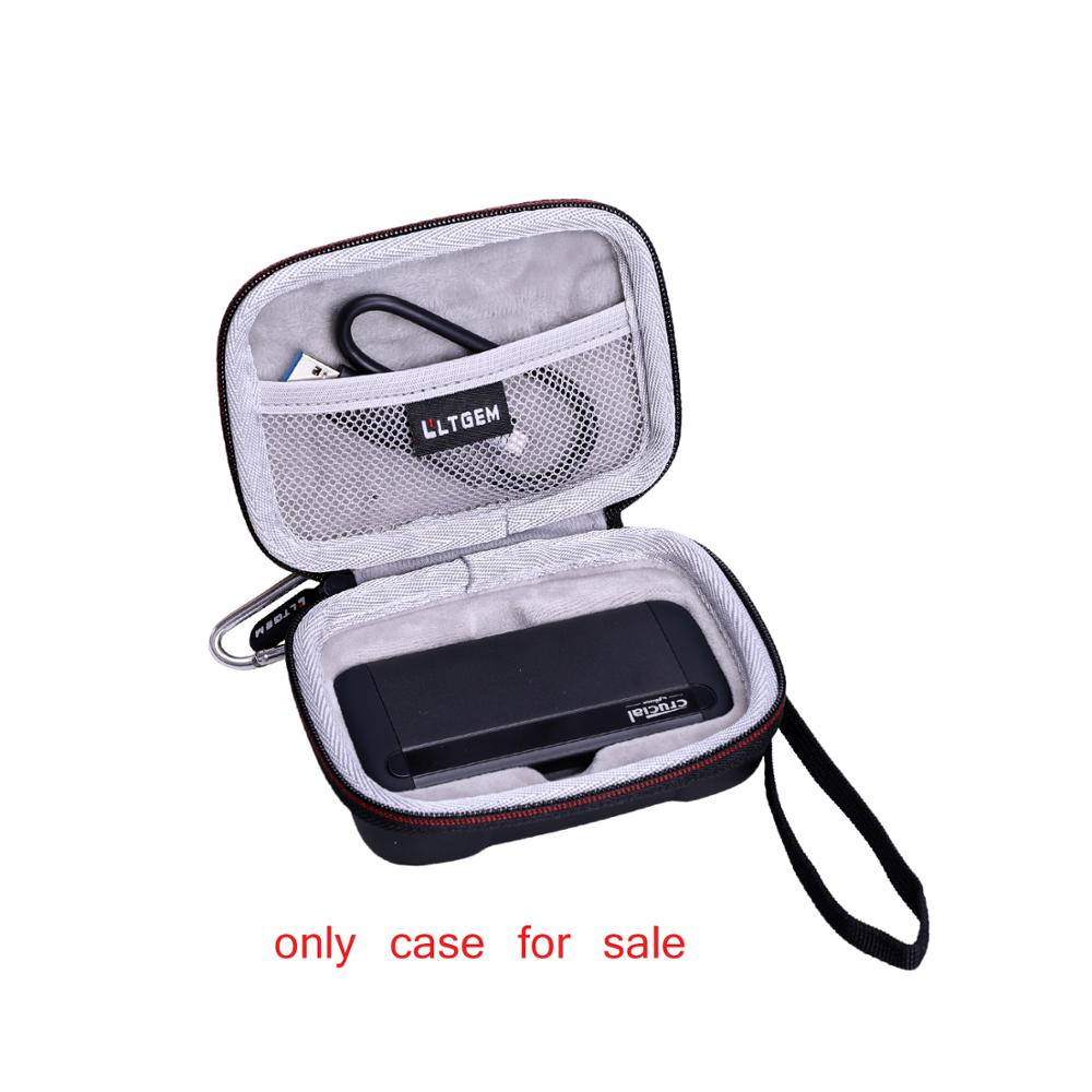 Ltgem Waterdichte Eva Hard Case Voor Cruciale 500Gb X8 Draagbare Ssd-Tot 1050 Mb/s-Usb 3.2-USB-C,USB-A-CT500X8 SSD9: Default Title