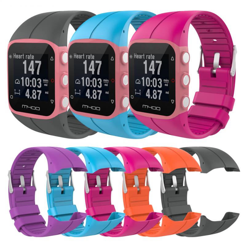 Silikon Armband Strap Für POLAR M400/M430 Sport Smart Uhr Gleichen Absatz Einfarbig Ersatz Armband