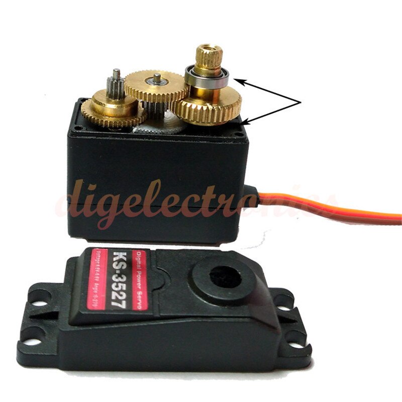 270 degree Robot Servo Metal Digital Servo KS-3527 High Torque Steering Gear for Arduino Robot Arm DIY Model Accessories