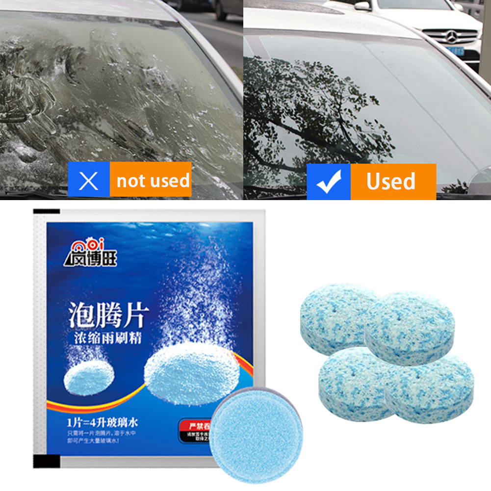 Auto Glas Wasser reiniger Brause tablette Auto Fenster feste Reinigung Auto Auto Glas wischer Wasch tabletten Autozubehör