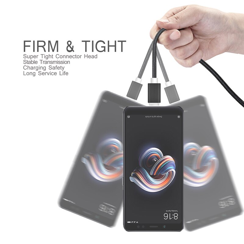 QC 3.0 Fast Travel Charger Micro USB Cable For Samsung S5 S6 S7 Edge A10 M10 M20 OPPO A5 A9 A7 A1 A1K Phone Charger Cables