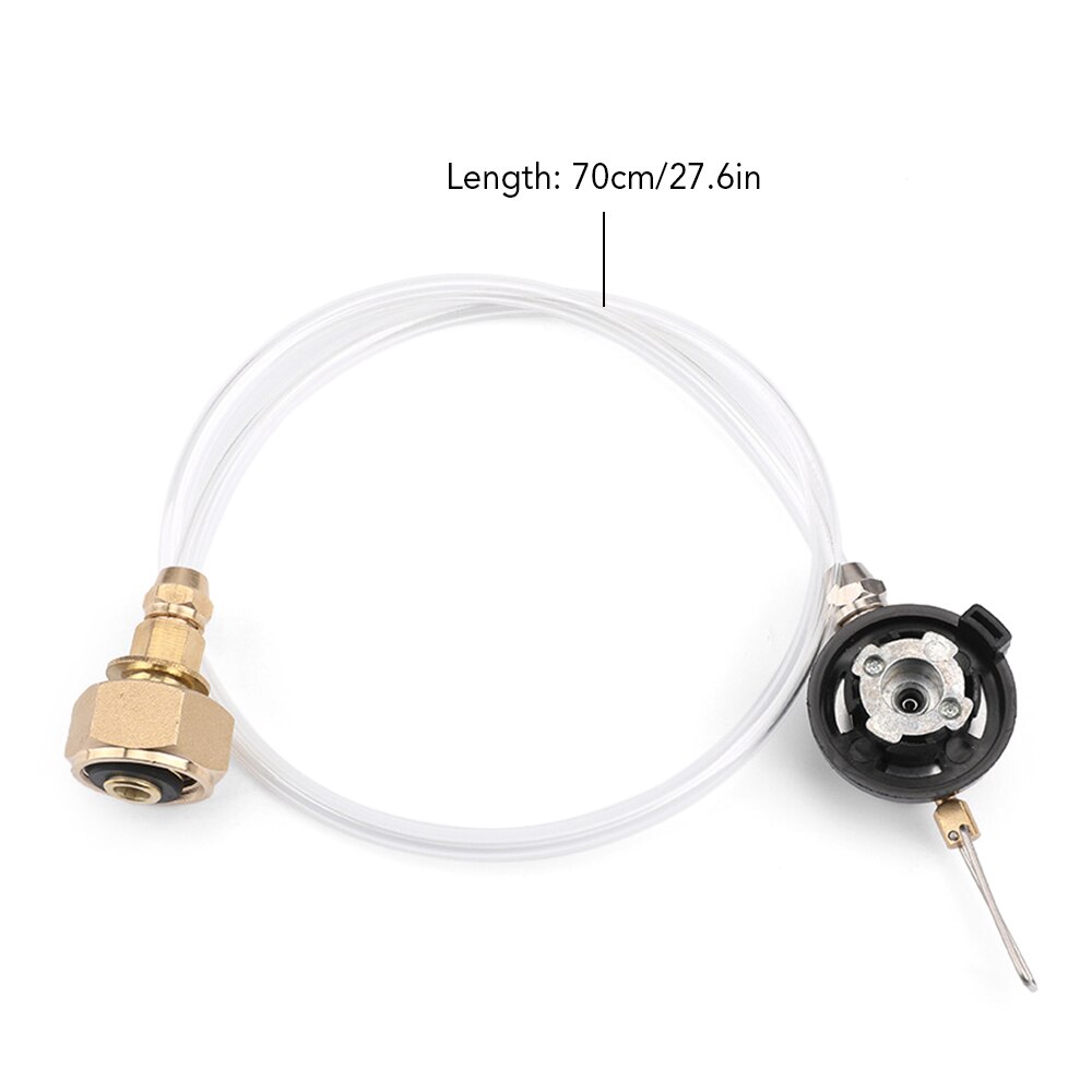 Outdoor Camping Gas Stove Propane Refill Adapter Tank Coupler Adaptor Gas Charging LPG Flat Cylinder Tank Coupler Bottle Adapter: Type E