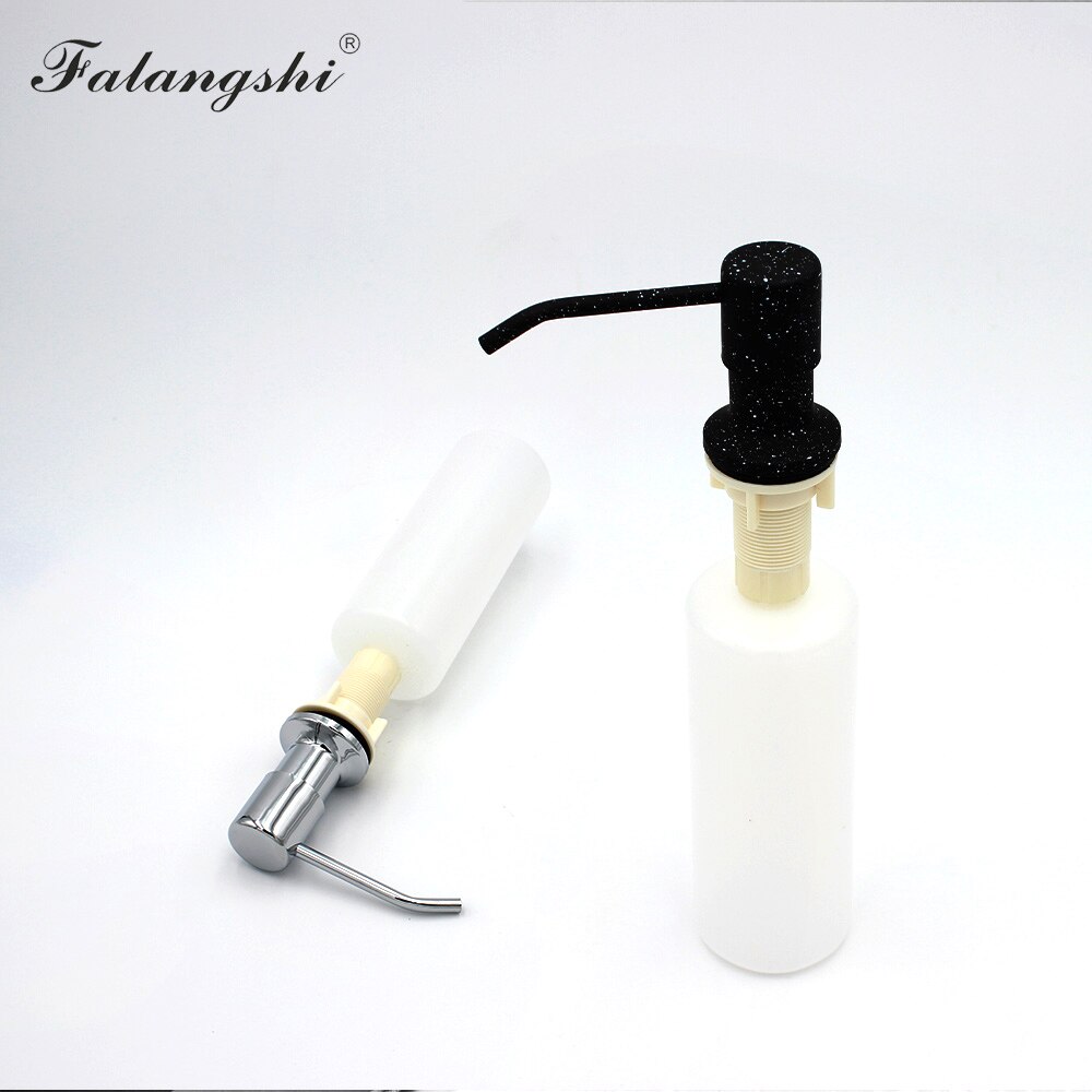 Stainless Steel 400ml Kitchen Sink Pump Soap Dispenser Deck Mounted Chrome/Brush/White/Black Dispenser for Liquid Soap WB8602