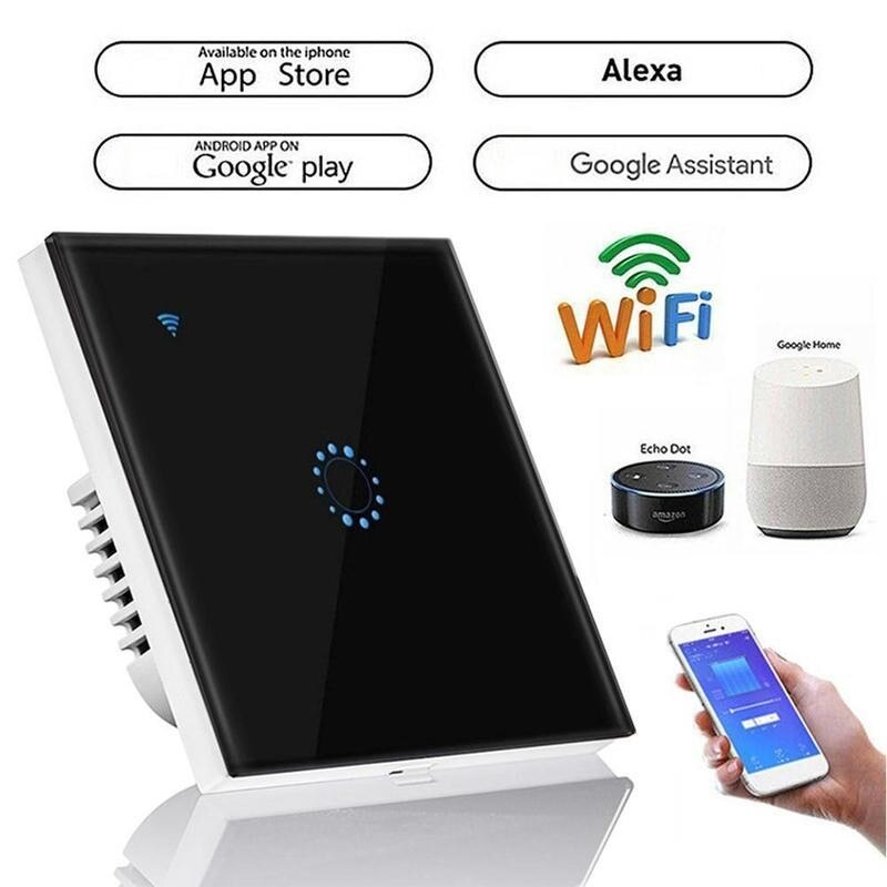Muur Smart Switch Wifi Schakelaar Smart Afstandsbediening Schakelaar Alexa Slimme Schakelaar Compatibel Met Ios En Android