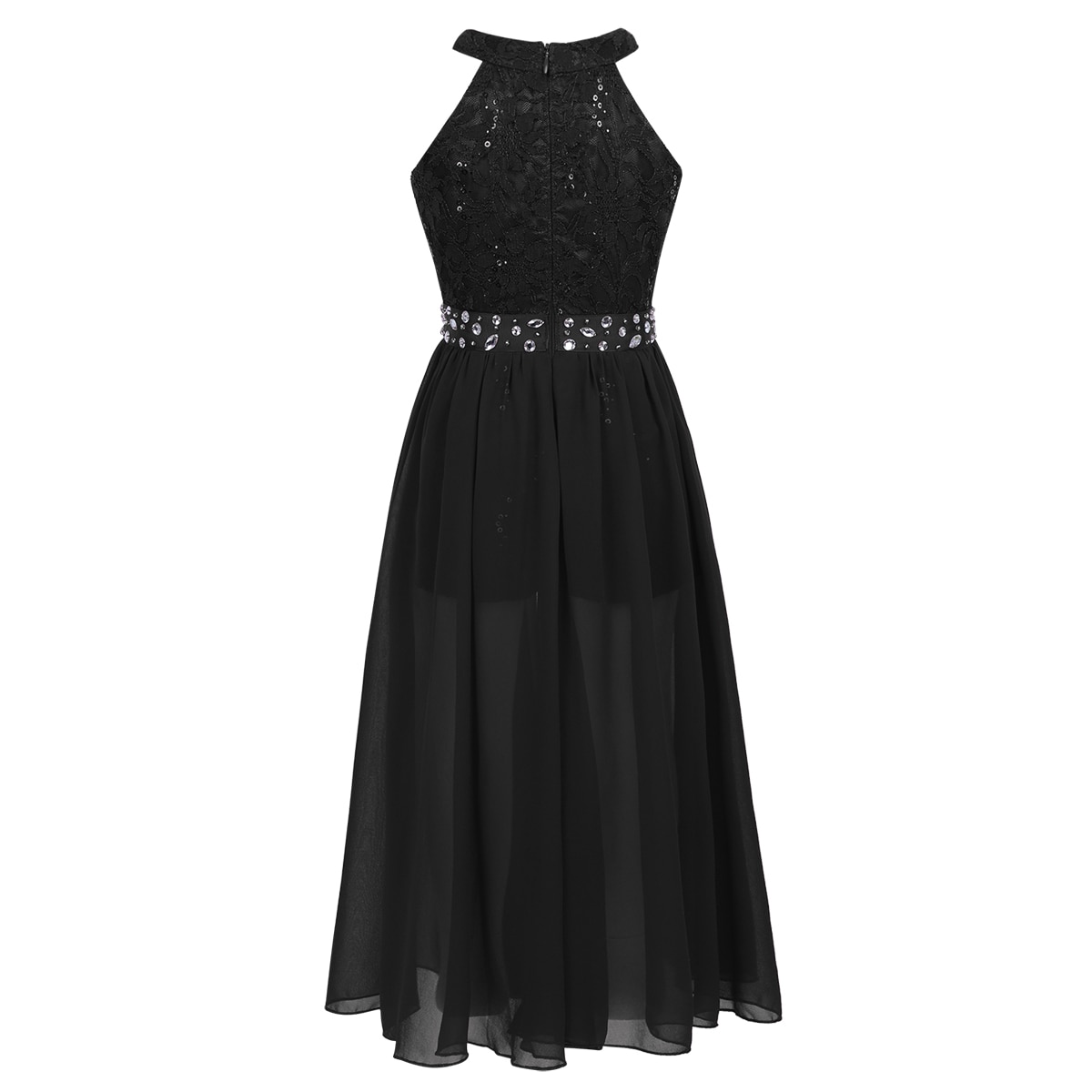 Children Kids Dresses for Girls Party and Wedding Floral Lace Girls Princess Dress Vestidos Infantil Sleeveless Maxi Long Dress