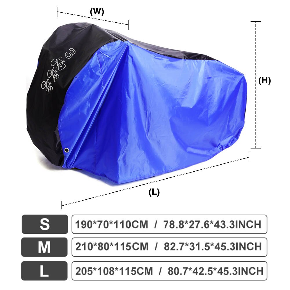 Housse Protection Vélo WEST BIKING – Anti-poussière VTT/route – Taille L