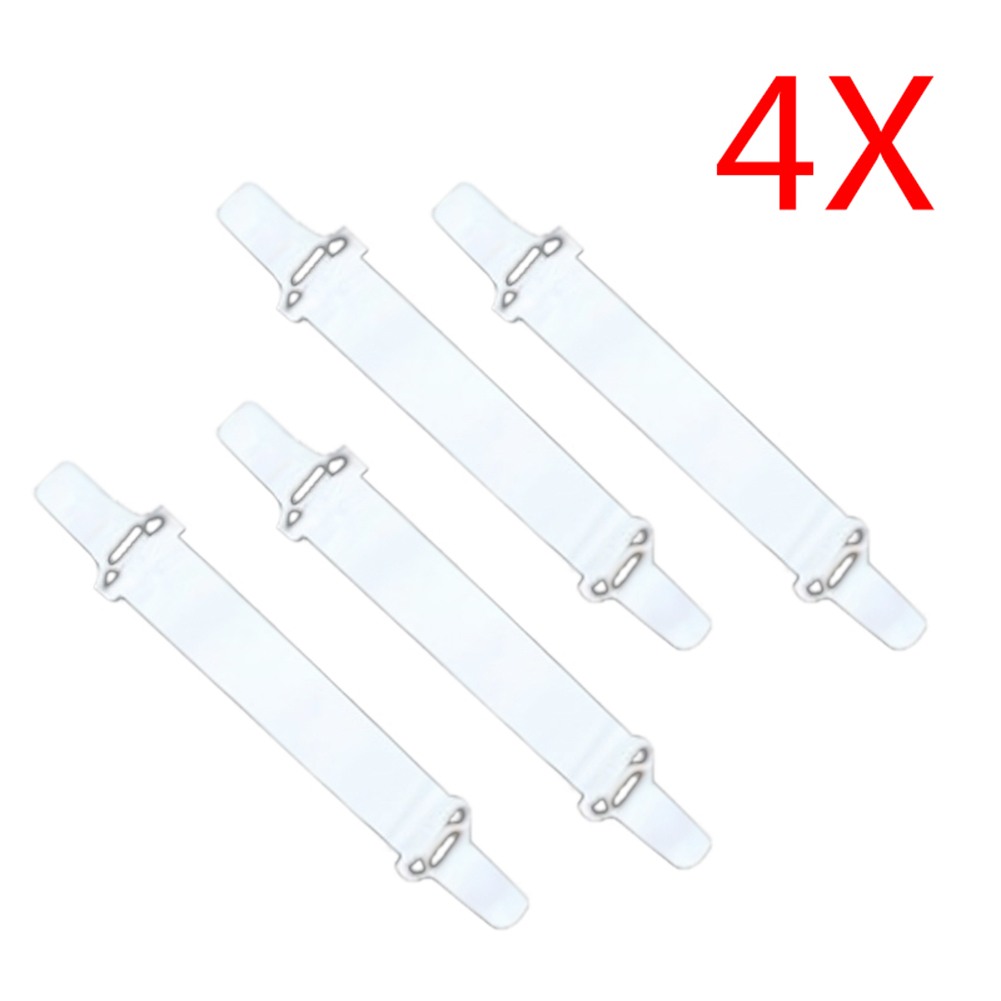 4 Pcs Bed Sheet Fasteners Clip Elastic Suspenders Grippers Holder --M25