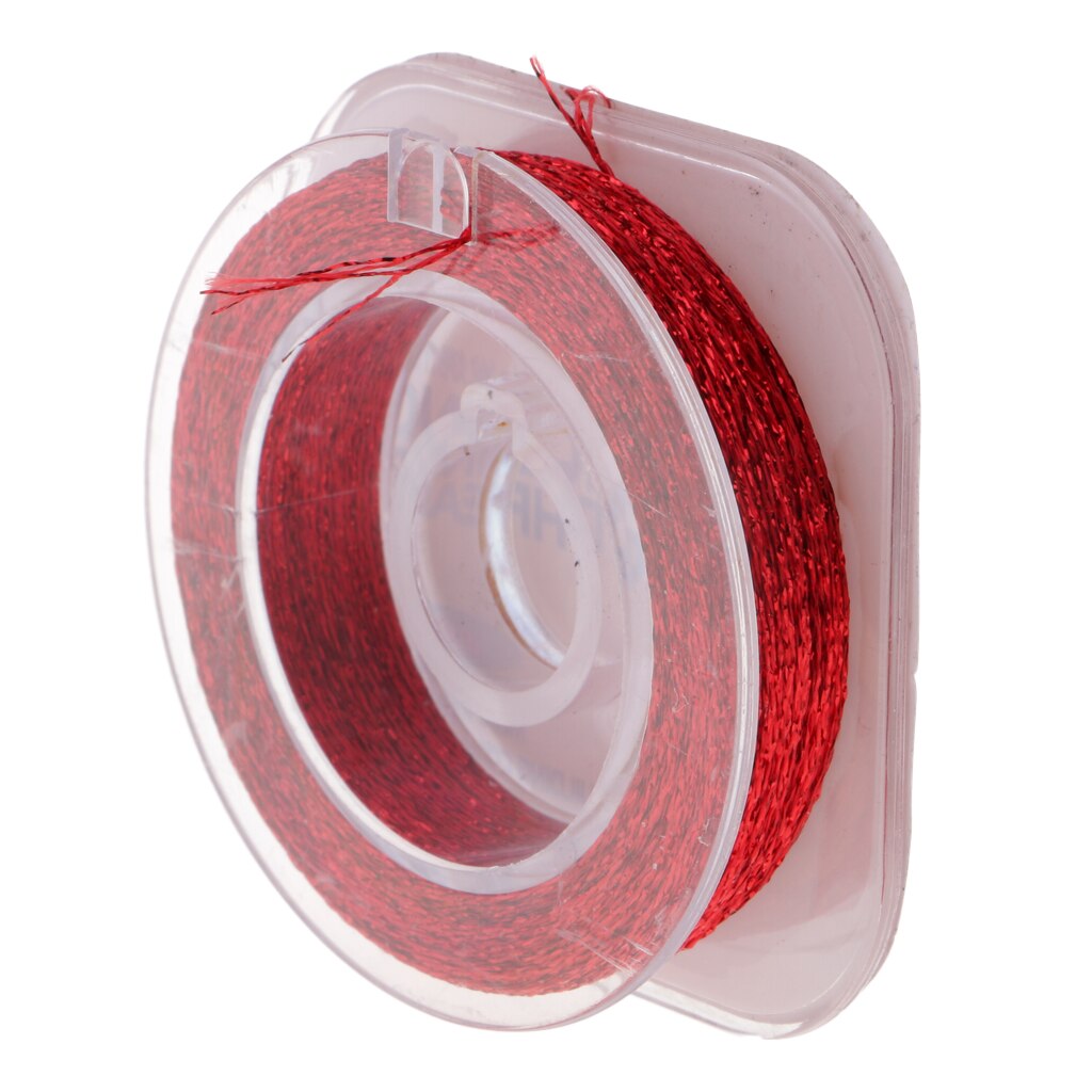 Durable Nylon Whipping Wrapping Thread for Fishing Rod Guides Ring 50m/55yds: Red